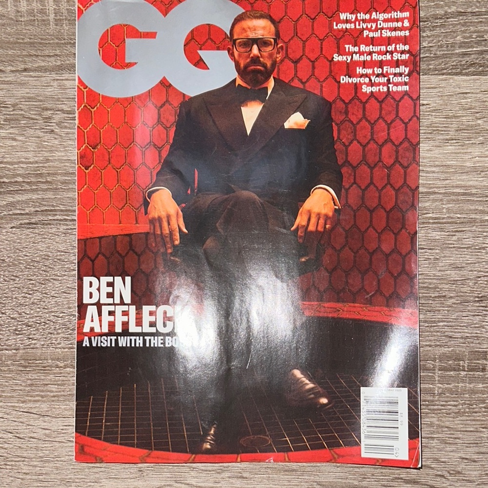 GQ Magazine with Elegant Cover
